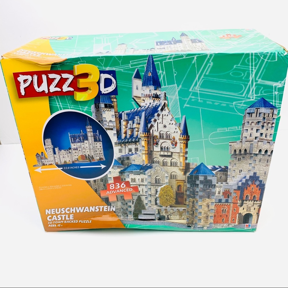 Puzz3D Neuschwanstein Castle 3D Puzzle Advanced